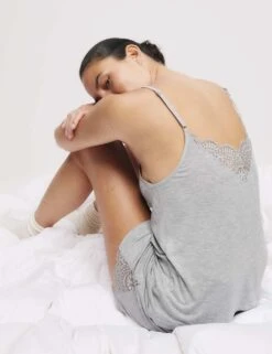 Lace Detail Cami Pyjama Top -Cyberjammies Store lace detail cami pyjama top 6
