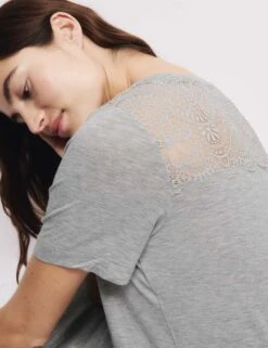 Lace Insert Nightdress -Cyberjammies Store lace insert nightdress 11