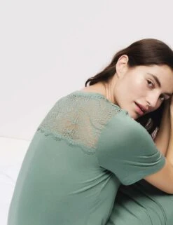 Lace Insert Nightdress -Cyberjammies Store lace insert nightdress 14