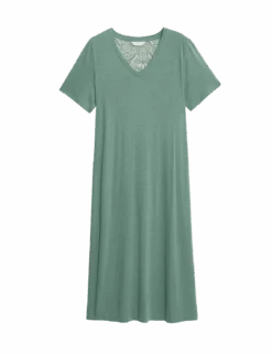 Lace Insert Nightdress -Cyberjammies Store lace insert nightdress 2