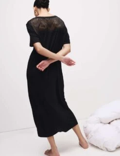 Lace Insert Nightdress -Cyberjammies Store lace insert nightdress 5