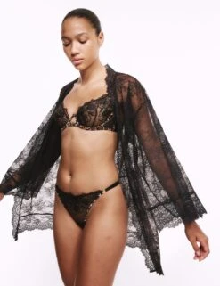 Boutique Lace Robe 31 Boutique Lace Robe -Cyberjammies Store lace robe 13