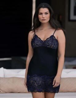 FANTASIE Emmaline Lace Trim Chemise -Cyberjammies Store lace trim chemise 4