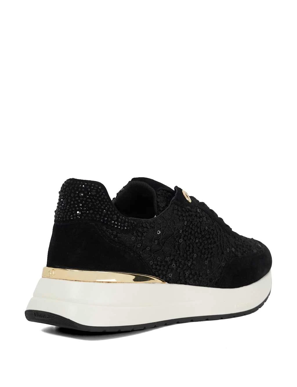 Dune London Lace Up Sequin Trainers 7 Dune London Lace Up Sequin Trainers - Image 7