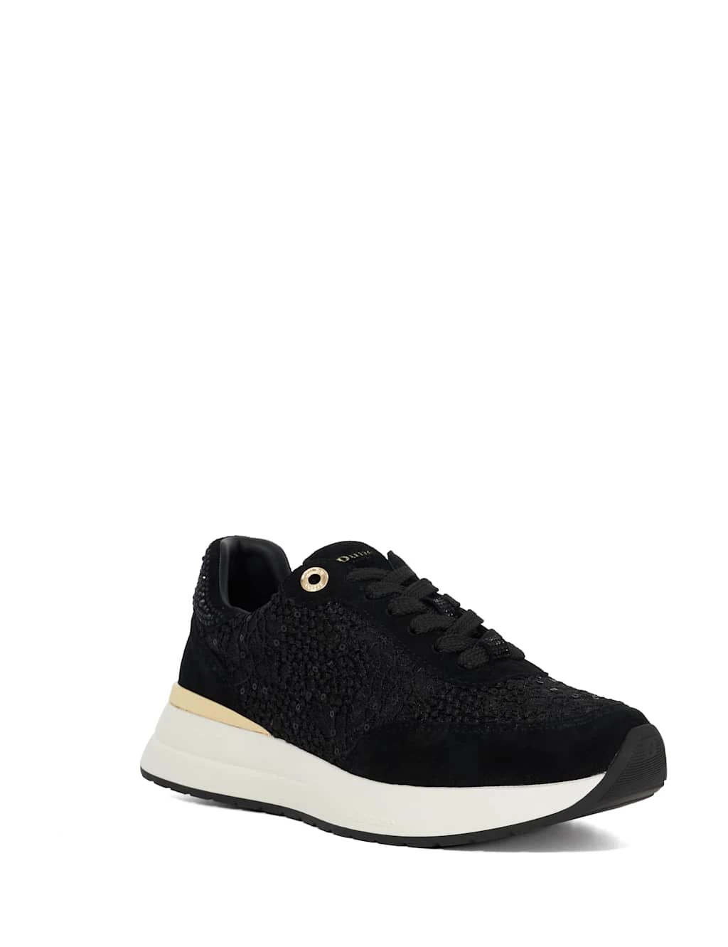 Dune London Lace Up Sequin Trainers 8 Dune London Lace Up Sequin Trainers - Image 8