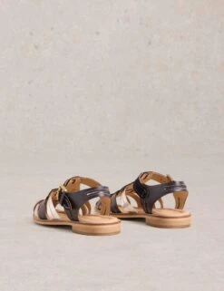 WHITE STUFF Leather Ankle Strap Flat Fisherman Sandals -Cyberjammies Store leather ankle strap flat fisherman sandals 5