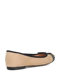 Dune London Leather Bow Flat Ballet Pumps -Cyberjammies Store leather bow flat ballet pumps 6