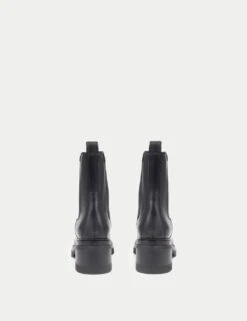 Jones Bootmaker Leather Chelsea Block Heel Ankle Boots -Cyberjammies Store leather chelsea block heel ankle boots 13