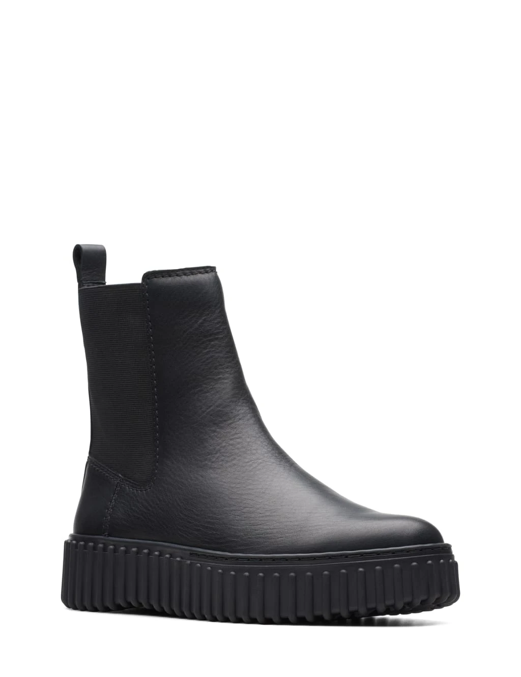 Clarks Leather Chelsea Chunky Ankle Boots 8 Clarks Leather Chelsea Chunky Ankle Boots - Image 8