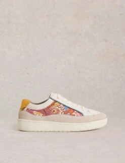 WHITE STUFF Leather Colour Block Flatform Trainers -Cyberjammies Store leather colour block flatform trainers 4