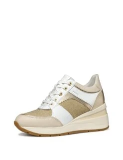 Geox Leather Colour Block Wedge Trainers -Cyberjammies Store leather colour block wedge trainers 17