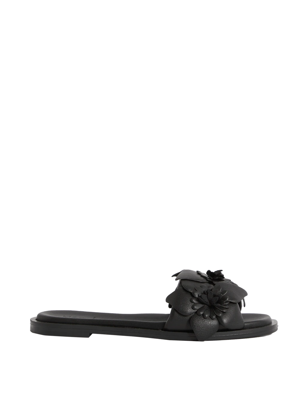 Leather Corsage Flat Mules 8 Leather Corsage Flat Mules - Image 8