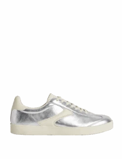 Leather Cupsole Side Detail Trainers -Cyberjammies Store leather cupsole side detail trainers