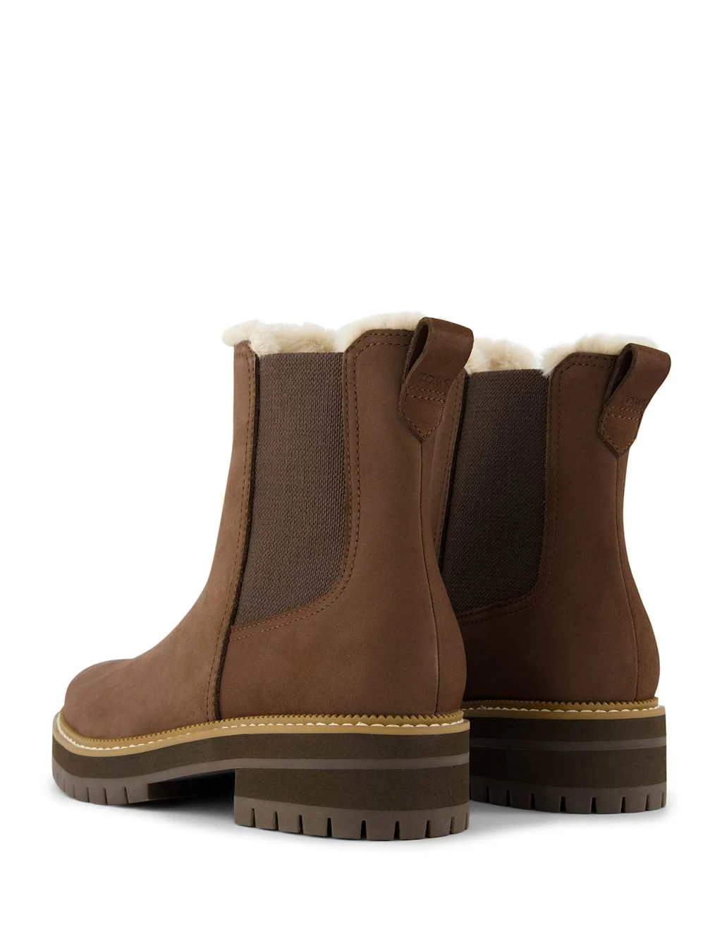 Toms Leather Flat Chelsea Boots 9 Toms Leather Flat Chelsea Boots - Image 9