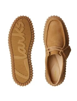 Clarks Torhill Bee Leather Flatform Loafers -Cyberjammies Store leather flatform loafer shoes