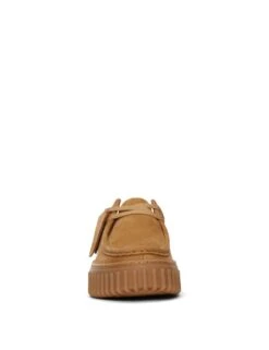 Clarks Torhill Bee Leather Flatform Loafers -Cyberjammies Store leather flatform loafer shoes 4