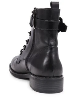 Jones Bootmaker Leather Lace Up Buckle Flat Ankle Boots 19 Jones Bootmaker Leather Lace Up Buckle Flat Ankle Boots -Cyberjammies Store leather lace up buckle flat ankle boots 7