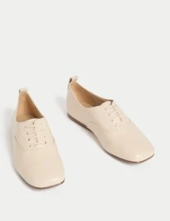 Leather Lace Up Flat Shoes -Cyberjammies Store leather lace up flat brogues 3