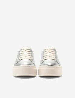 Cole Haan Leather Lace Up Metallic Platform Trainers -Cyberjammies Store leather lace up metallic platform trainers 11