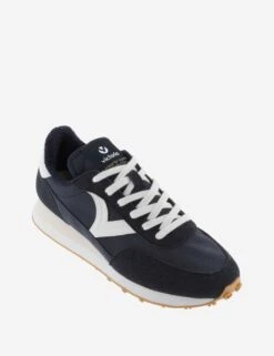 VICTORIA Astro Nylon Leather Trainers -Cyberjammies Store leather lace up trainers 19