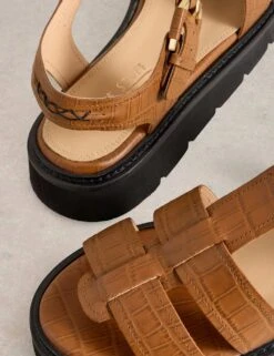 WHITE STUFF Leather Metallic Platform Sandals -Cyberjammies Store leather metallic platform sandals 10