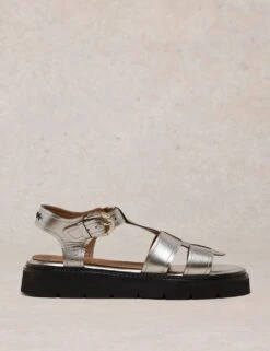 WHITE STUFF Leather Metallic Platform Sandals -Cyberjammies Store leather metallic platform sandals 5