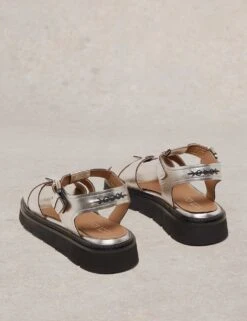 WHITE STUFF Leather Metallic Platform Sandals -Cyberjammies Store leather metallic platform sandals 7