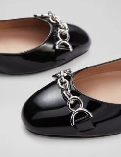 Leather Patent Block Heel Pumps 15 Leather Patent Block Heel Pumps -Cyberjammies Store leather patent block heel pumps 4