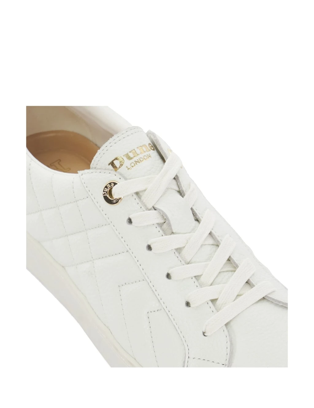 Dune London Leather Quilted Trainers 8 Dune London Leather Quilted Trainers - Image 8