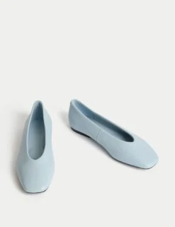 Leather Slip On Flat Ballet Pumps 26 Leather Slip On Flat Ballet Pumps -Cyberjammies Store leather slip on flat ballet pumps 9