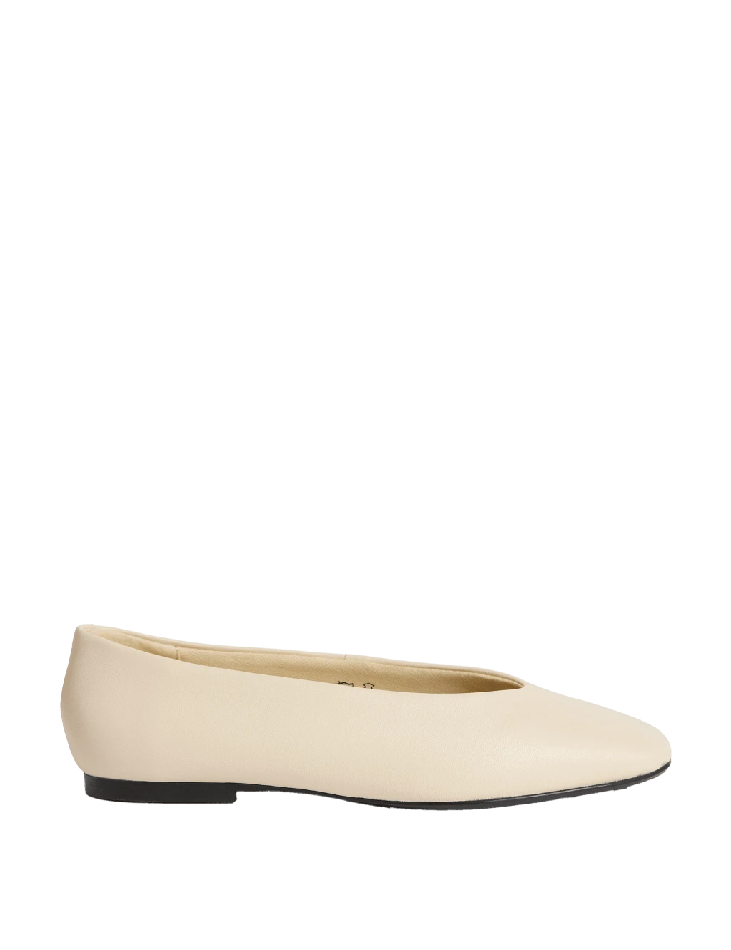 Leather Slip On Flat Ballet Pumps 5 Leather Slip On Flat Ballet Pumps - Image 5