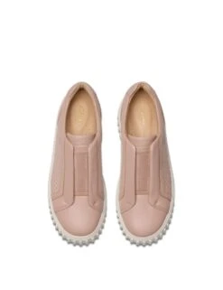 Clarks Leather Slip On Side Detail Trainers -Cyberjammies Store leather slip on side detail trainers 17