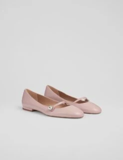 Leather Strappy Flat Pumps 15 Leather Strappy Flat Pumps -Cyberjammies Store leather strappy flat pumps 7