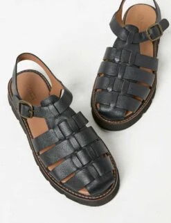 Leather Strappy Platform Saldals -Cyberjammies Store leather strappy platform saldals 4