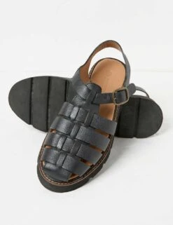 Leather Strappy Platform Saldals -Cyberjammies Store leather strappy platform saldals 5