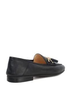 Dune London Leather Tassel Slip On Flat Loafers -Cyberjammies Store leather tassel slip on flat loafers 16