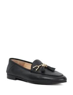 Dune London Leather Tassel Slip On Flat Loafers -Cyberjammies Store leather tassel slip on flat loafers 17