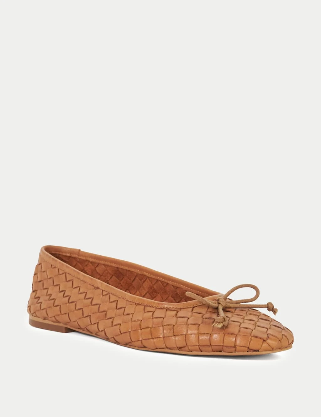 Dune London Leather Woven Ballet Pumps 16 Dune London Leather Woven Ballet Pumps - Image 16