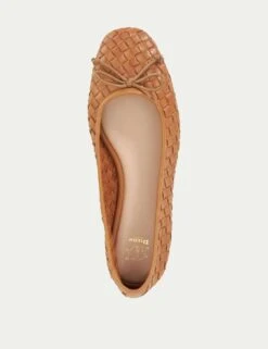 Dune London Leather Woven Ballet Pumps 38 Dune London Leather Woven Ballet Pumps -Cyberjammies Store leather woven ballet pumps 18