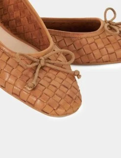 Dune London Leather Woven Ballet Pumps 39 Dune London Leather Woven Ballet Pumps -Cyberjammies Store leather woven ballet pumps 19