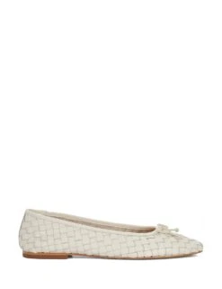Dune London Leather Woven Ballet Pumps 25 Dune London Leather Woven Ballet Pumps -Cyberjammies Store leather woven ballet pumps 5
