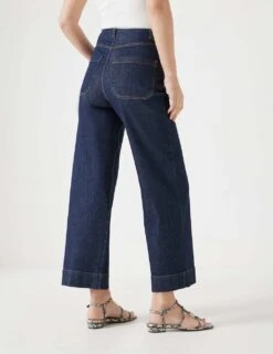 Marla High Waisted Straight Leg Cropped Jeans -Cyberjammies Store maria high waisted straight leg cropped jeans 3