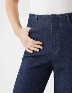 Marla High Waisted Straight Leg Cropped Jeans -Cyberjammies Store maria high waisted straight leg cropped jeans 4