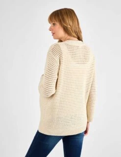 Maternity Cotton Blend Pointelle Cardigan -Cyberjammies Store maternity cotton blend pointelle cardigan 5