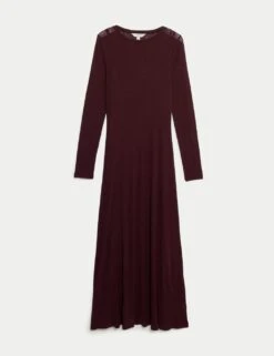 Mesh Jersey Midi Column Dress -Cyberjammies Store mesh jersey midi column dress 7