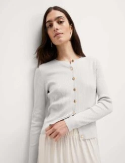 Metallic Crew Neck Slim Fit Cardigan -Cyberjammies Store metallic crew neck slim fit cardigan 15