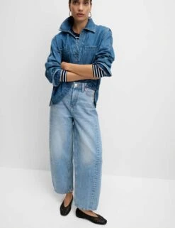 Mid Rise Barrel Jeans -Cyberjammies Store mid rise barrel jeans 15