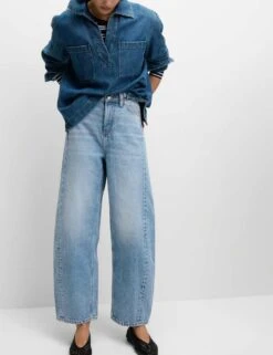 Mid Rise Barrel Jeans -Cyberjammies Store mid rise barrel jeans 17