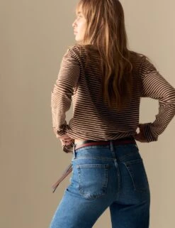 Mid Rise Straight Leg Ankle Grazer Jeans -Cyberjammies Store mid rise straight leg ankle grazer jeans 5