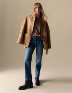 Mid Rise Straight Leg Ankle Grazer Jeans -Cyberjammies Store mid rise straight leg ankle grazer jeans 6